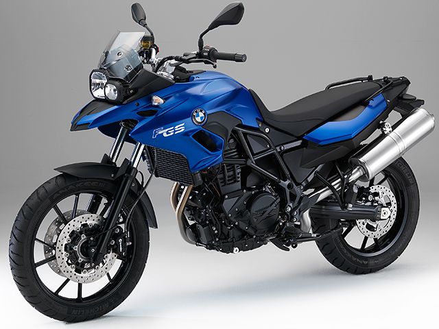 2015年 F700GS Racing blue metallic matt(カタログメイン)