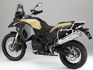 2013年 F800GS Adventure（リアビュー）