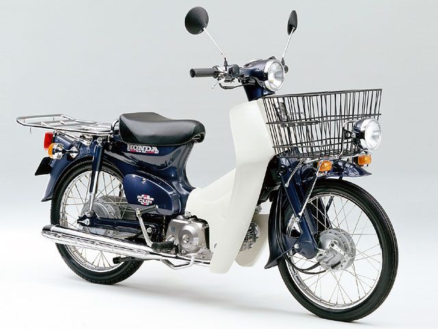 1999年 Press Cub 50 Deluxe セイシェルナイトブルー（カタログメイン）