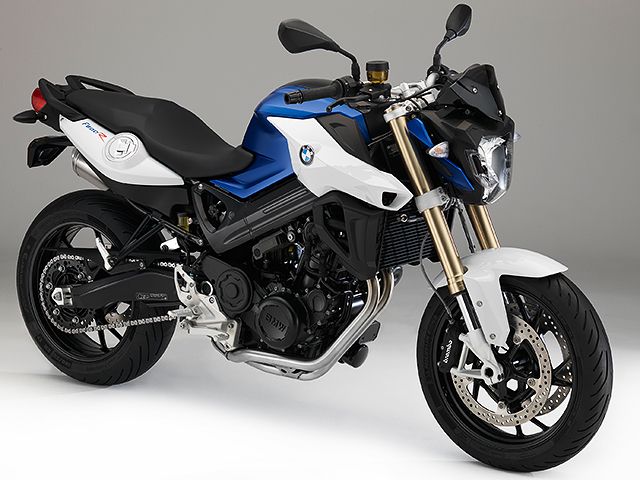 2015年 F800R レーシングブルーメタリック/ライトホワイト（カタログメイン）