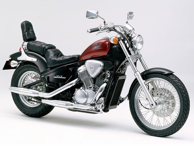 1992年 STEED 400 フラットバータイプ キャンディワインベリーレッド/ブラック（カタログメイン）