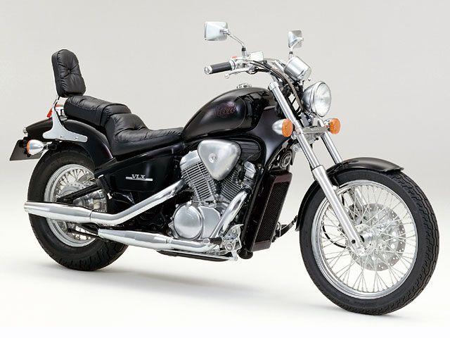 1993年 STEED 400 フラットバータイプ ブラック／グラニットブルーメタリック（カタログメイン）
