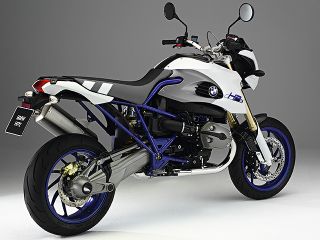 2008年 HP2 Megamoto（リアビュー）