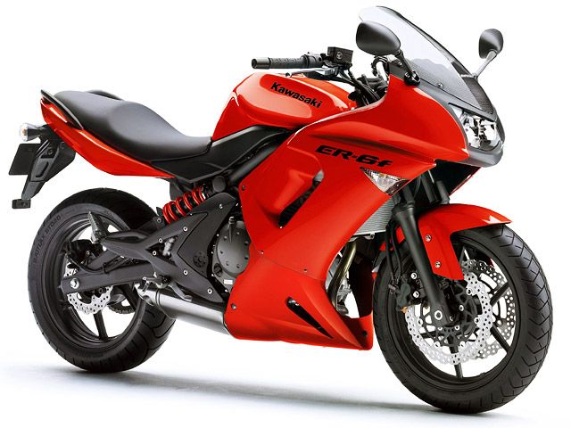2008年 ER-6f サンビームレッド（カタログメイン）