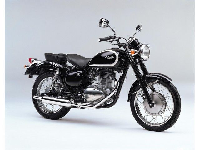 カワサキ　エストレヤ250バイクシート（黒）