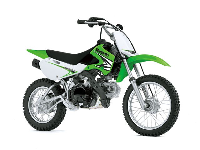 2008年 KLX110 ライムグリーン（カタログメイン）