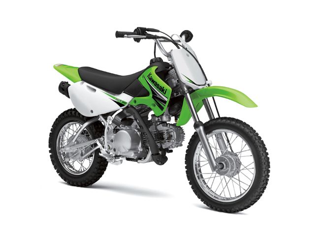 2009年 KLX110 ライムグリーン（カタログメイン）