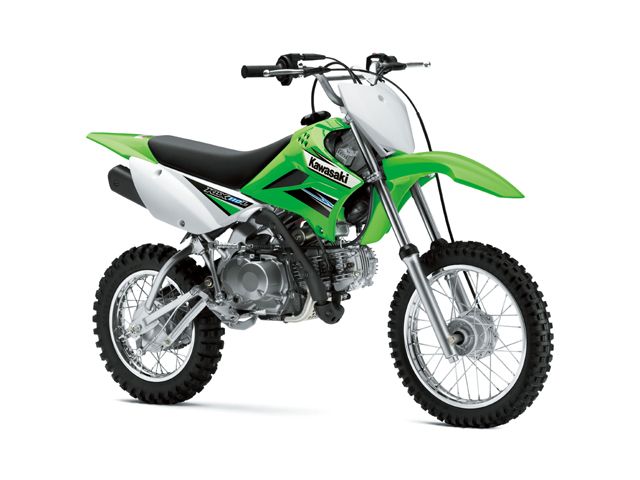 2011年 KLX110L ライムグリーン（カタログメイン）