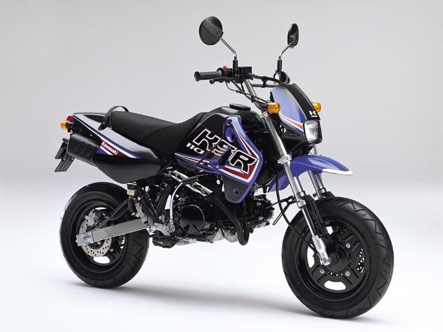 2008年 KSR110 オリエンタルブルー（カタログメイン）