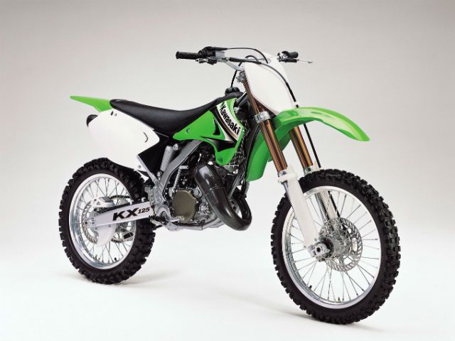 2003年 KX125 ライムグリーン(カタログメイン)
