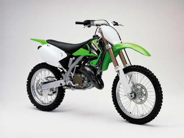 2004年 KX125 ライムグリーン（カタログメイン）