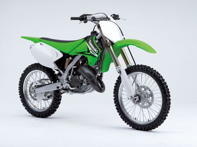 2006年 KX125 ライムグリーン（カタログメイン）