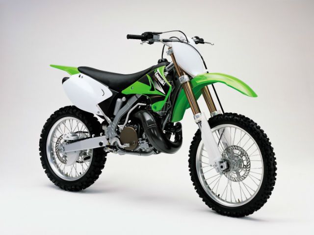2004年 KX250 ライムグリーン（カタログメイン）