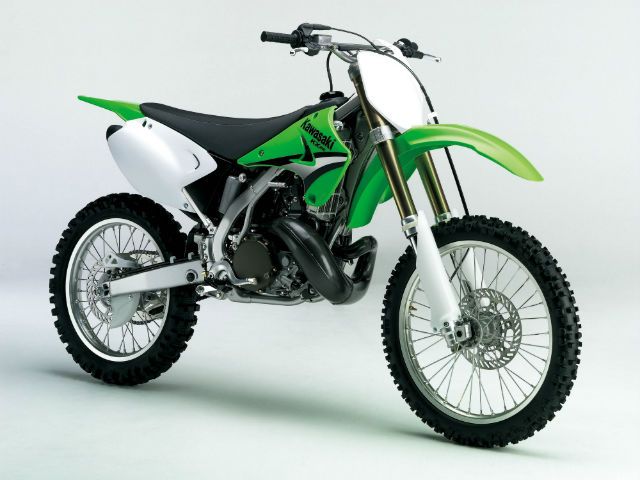 2005年 KX250 ライムグリーン(カタログメイン)