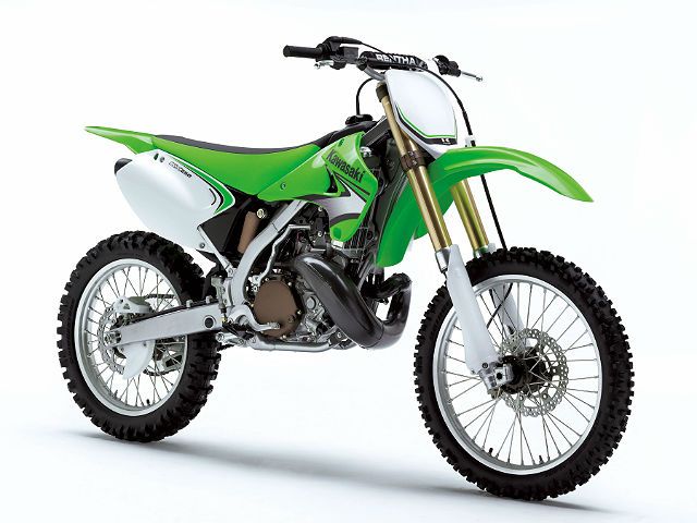 2007年 KX250 ライムグリーン（カタログメイン）