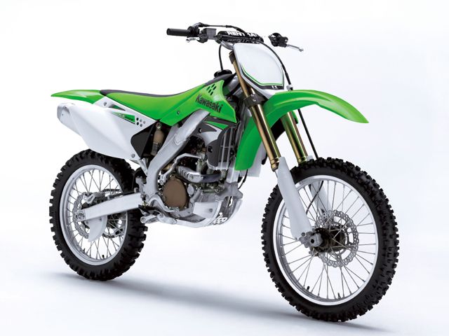 2007年 KX250F ライムグリーン（カタログメイン）