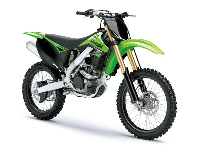2009年 KX250F ライムグリーン（カタログメイン）