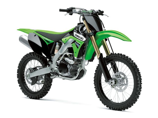 2011年 KX250F ライムグリーン（カタログメイン）