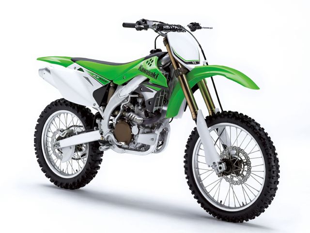 2007年 KX450F ライムグリーン（カタログメイン）