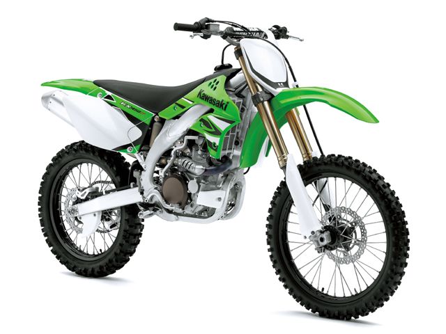 2008年 KX450F ライムグリーン（カタログメイン）