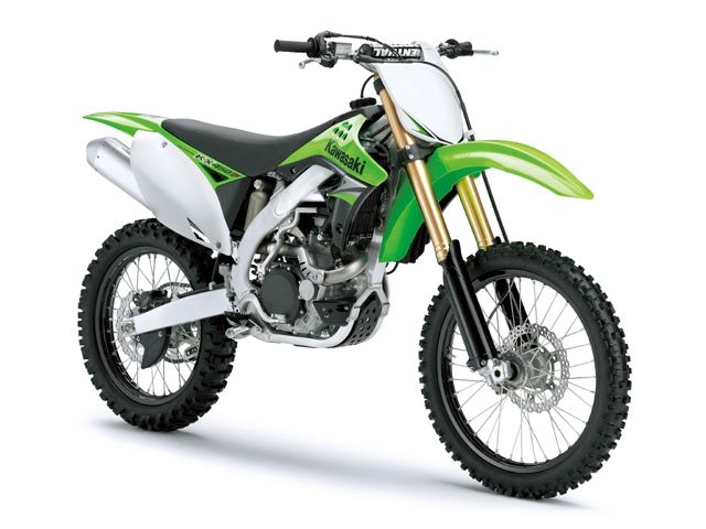 2009年 KX450F ライムグリーン（カタログメイン）
