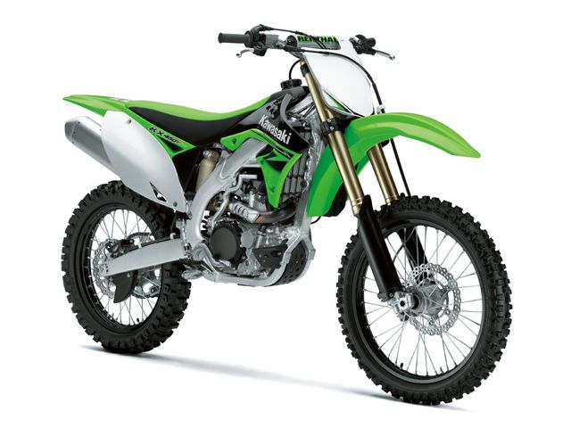 2010年 KX450F ライムグリーン（カタログメイン）