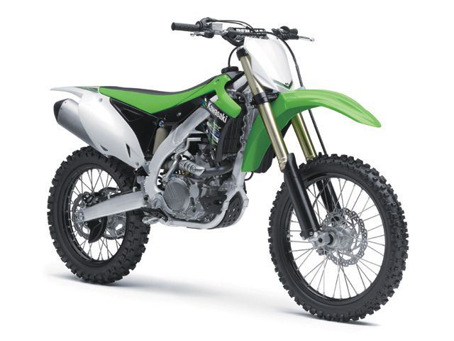2013年 KX450F ライムグリーン（カタログメイン）