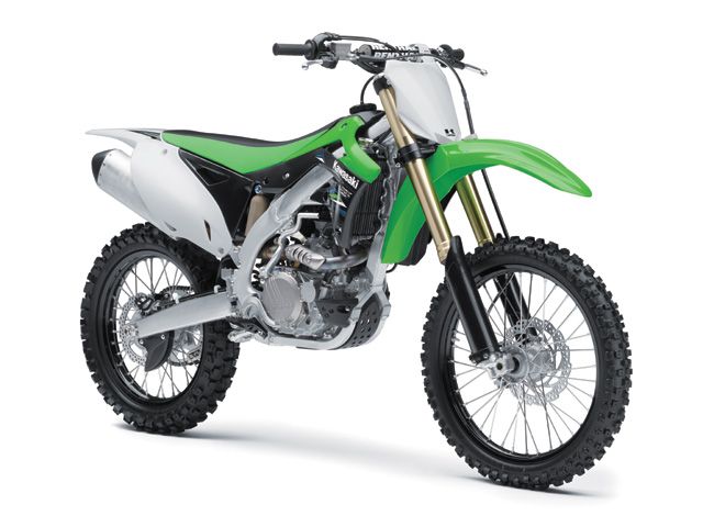 2014年 KX450F ライムグリーン（カタログメイン）