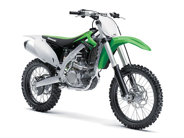 2015年 KX450F ライムグリーン（カタログメイン）