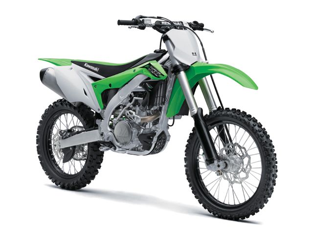 2016年 KX450F ライムグリーン（カタログメイン）