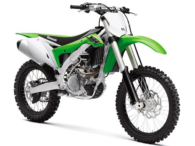 2017年 KX450F ライムグリーン（カタログメイン）