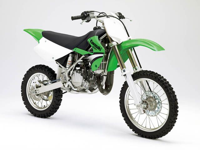 2005年 KX85 ライムグリーン（カタログメイン）