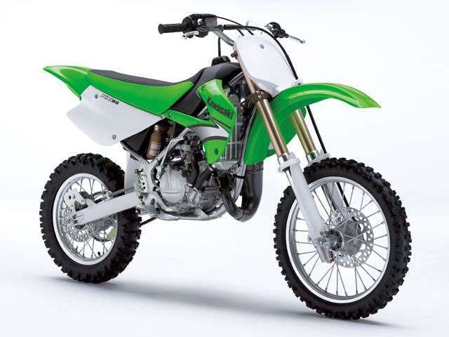 2007年 KX85 ライムグリーン（カタログメイン）