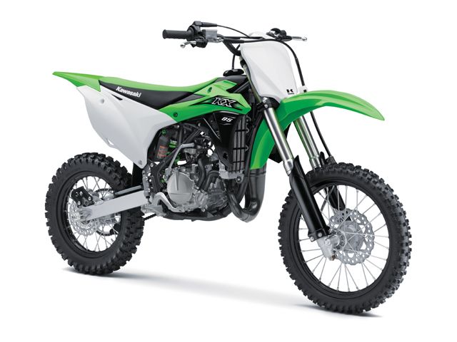 2016年 KX85 ライムグリーン（カタログメイン）