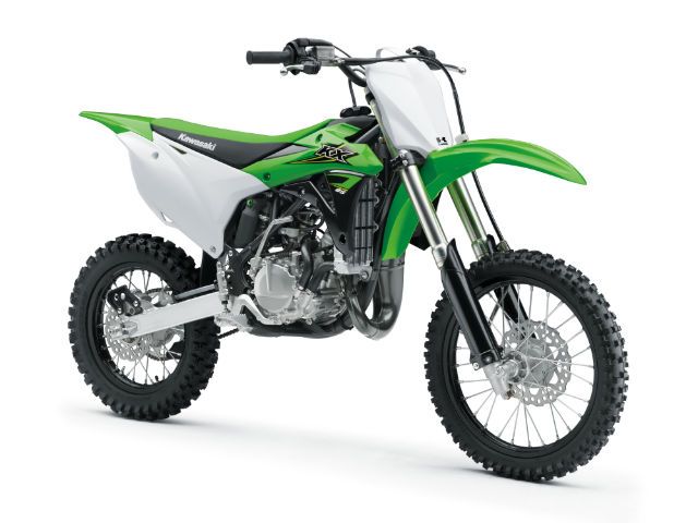2017年 KX85 ライムグリーン（カタログメイン）