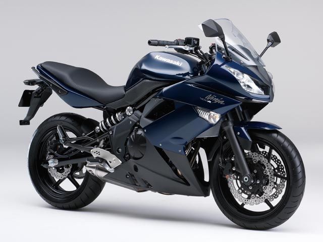 2012年 Ninja 400R メタリックノクターンブルー(カタログメイン)
