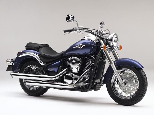 2008年 VULCAN 900 CLASSIC ルミナスポラリスブルー（カタログメイン）
