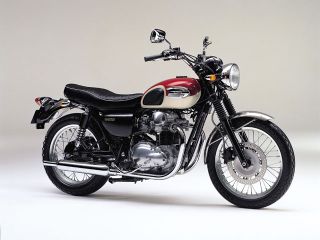 2003年 W650 アップハンドル仕様キャンディカーディナルレッド×メタリックシャンパンゴールド