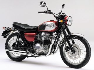 2007年 W650 アップハンドル仕様キャンディファイアレッド×アトミックシルバー