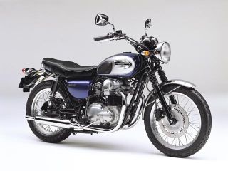 2008年 W650 アップハンドル仕様ルミナスポラリスブルー×アトミックシルバー