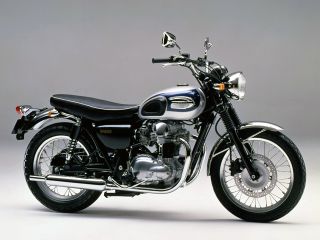 1999年 W650 アップハンドル仕様ギャラクシーシルバー×ルミナスポラリスブルー
