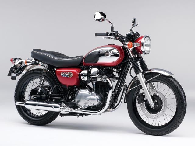 Kawasaki純正 W800 ブラックシート ストライプデザイン カワサキから「W800シリーズ」 NEWグラフィック登場！10月1日