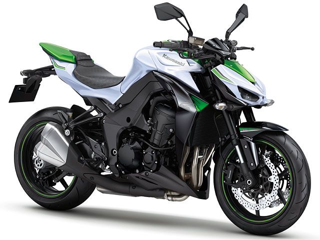 2016年 Z1000 ABS パールスターダストホワイト×ゴールデンブレイズドグリーン(カタログメイン)