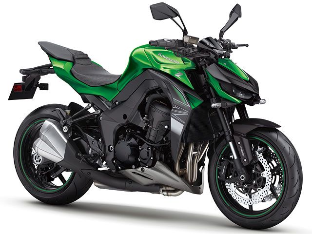 2018年 Z1000 エメラルドブレイズドグリーン×フラットエボニー（カタログメイン）