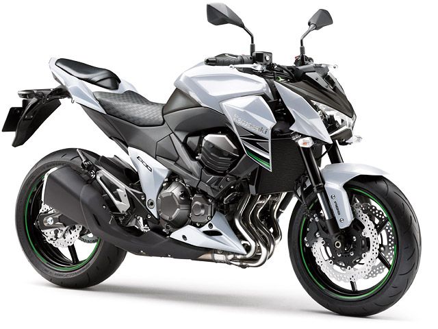 2015年 Z800 ABS（ZR800B） パールスターダストホワイト×メタリックフラットロウグレイストーン（カタログメイン）