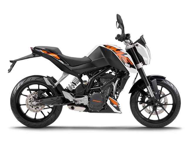 2014年 125DUKE ホワイト（カタログメイン）