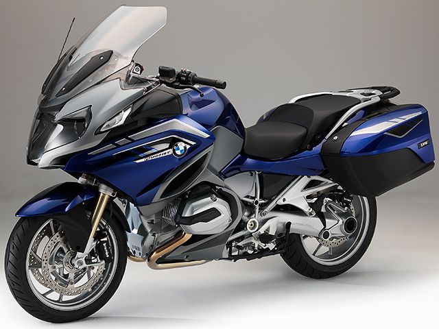 2015年 R1200RT San Marino blue metallic/Granite grey metallic matt（カタログメイン）