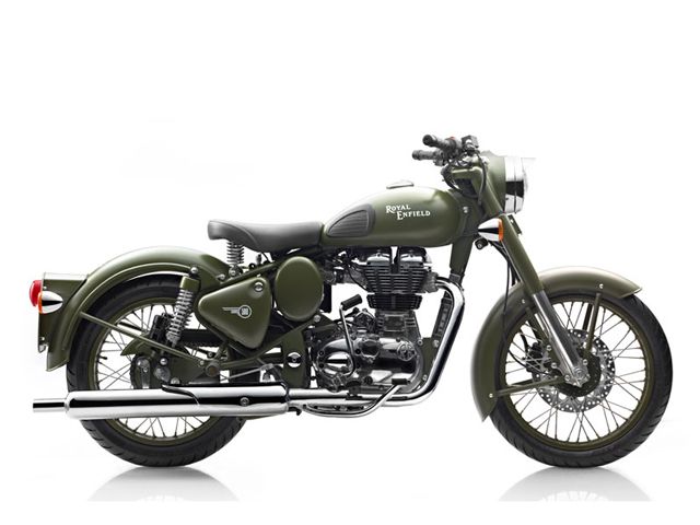 2012年 Classic Military 500 EFI バトルグリーン（カタログメイン）