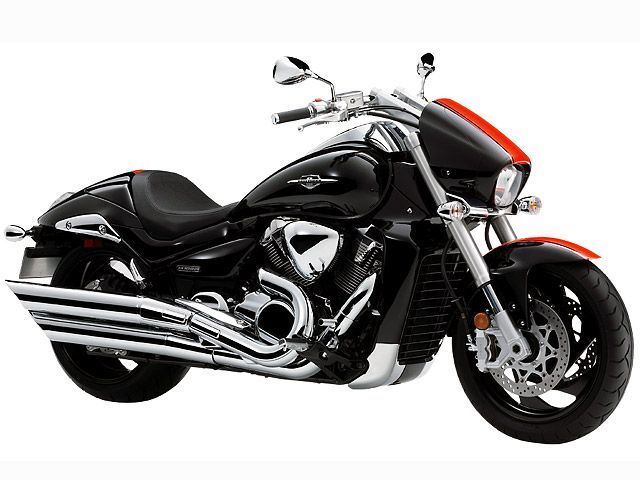 2010年 BOULEVARD M109R グラススパークルブラック/キャンディマックスオレンジ（カタログメイン）