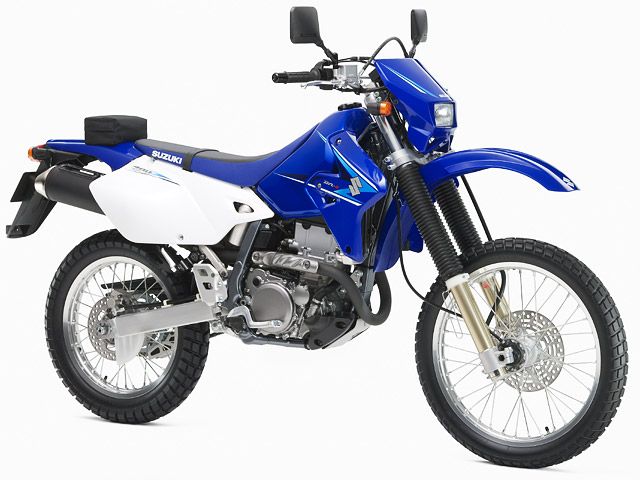 2008年 DR-Z400S パールビガーブルー（カタログメイン）